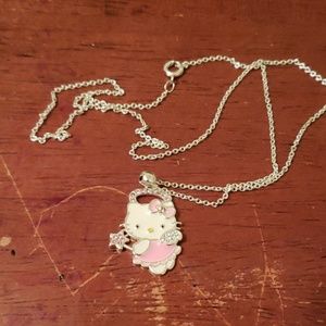 Hello kitty angel necklace